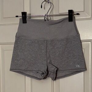 ALO Yoga Women's Gray High-Waist Shorts